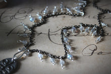 Load image into Gallery viewer, Northern Lights | The Conjurer || Deep Roots. Artisan Pewter & Labradorite Necklace.