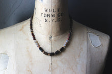 Load image into Gallery viewer, Ashlar. Bronzite Beaded Necklace.