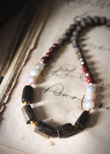 Load image into Gallery viewer, Ashlar. Bronzite Beaded Necklace.