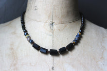 Load image into Gallery viewer, Ashlar. Black Tourmaline Beaded Necklace.