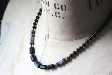 Load image into Gallery viewer, Ashlar. Black Tourmaline Beaded Necklace.