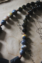 Load image into Gallery viewer, Ashlar. Black Tourmaline Beaded Necklace.