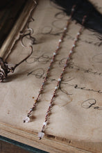 Load image into Gallery viewer, Bala. Beaded Long Gemstone Earrings.