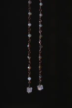 Load image into Gallery viewer, Bala. Beaded Long Gemstone Earrings.