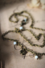Load image into Gallery viewer, Bloodroot Season | Arcadian. Gemstone T-Bar Necklace.