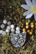Load image into Gallery viewer, Bloodroot Season | Circadian. Artisan Pewter & Gemstone Necklace.