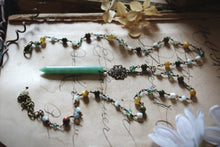 Load image into Gallery viewer, Bloodroot Season | Gentle Spring || Woodland Garden. Beaded Gemstone Necklace.