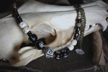 Load image into Gallery viewer, Season of the Witch, Pt.II | Seiðr. Herkimer Diamond Accent Beaded Necklace.
