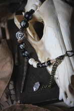 Load image into Gallery viewer, Season of the Witch, Pt.II | Seiðr. Herkimer Diamond Accent Beaded Necklace.