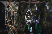 Load image into Gallery viewer, Midsummer Night's Magic  | By Fountain Clear. Gemstone Dangle Earrings.
