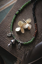 Load image into Gallery viewer, Death Cap. Hand-strung Beaded Charm Necklace.