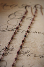 Load image into Gallery viewer, Bala. Beaded Long Gemstone Earrings.