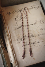 Load image into Gallery viewer, Bala. Beaded Long Gemstone Earrings.