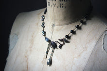 Load image into Gallery viewer, Midsummer Night's Magic  | Love-In-Idleness. Vintage Brass & Gemstone Necklace.