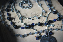 Load image into Gallery viewer, Midsummer Night's Magic  | The Archivist || Lunatic, Lover & Poet. Layered Gemstone & Chain Necklace.