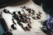 Load image into Gallery viewer, Midsummer Night's Magic  | Wild Thyme. Antiqued Copper & Gemstone Necklace.