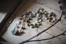 Load image into Gallery viewer, Gentle Spring | Seedling. Beaded Gemstone Necklace.