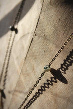 Load image into Gallery viewer, Cernunnos. Long Bead Station Pendant Necklace.