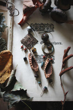 Load image into Gallery viewer, The Forest Haunt  | Yeats the Shoemaker || Storyteller Series. Perfectly Mismatched Earrings.