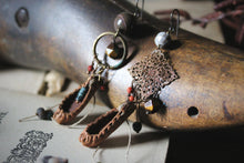 Load image into Gallery viewer, The Forest Haunt  | Yeats the Shoemaker || Storyteller Series. Perfectly Mismatched Earrings.