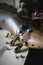 Load image into Gallery viewer, The Forest Haunt  | Yeats the Shoemaker || Storyteller Series. Perfectly Mismatched Earrings.
