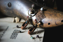 Load image into Gallery viewer, The Forest Haunt  | Yeats the Shoemaker || Storyteller Series. Perfectly Mismatched Earrings.