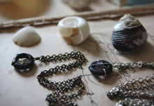 Load image into Gallery viewer, Sea's Rapture | Betwixt & Between. Glass & Gemstone Pendant Necklace.