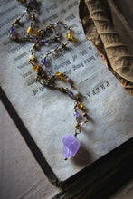 Load image into Gallery viewer, Gentle Spring | Dusk & Dawn. Gemstone Beaded Pendant Necklace.