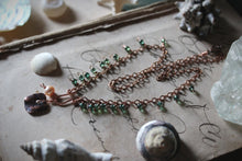 Load image into Gallery viewer, Sea's Rapture | The Conjurer ~ Clíodhna. Beaded Fringe Pendant Necklace.