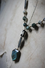 Load image into Gallery viewer, The Kelpie's Keep. Storyteller Series. Beaded Gemstone Pendant Necklace.