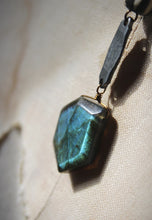 Load image into Gallery viewer, The Kelpie's Keep. Storyteller Series. Beaded Gemstone Pendant Necklace.