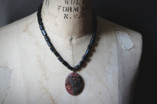 Load image into Gallery viewer, Legend & Lore  | Bloody Mary. Beaded Gemstone Pendant Necklace.