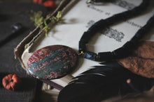 Load image into Gallery viewer, Legend & Lore  | Bloody Mary. Beaded Gemstone Pendant Necklace.