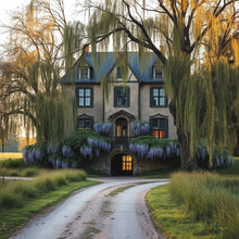 Load image into Gallery viewer, The Esther-Barlow Estate. Storyteller Series. Hand Crocheted Fringe Scarf.