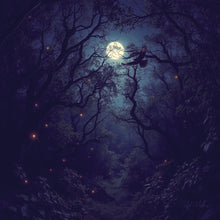 Load image into Gallery viewer, The Sacred Grove. Storyteller Series. SECOND EDITION.  Hand Crocheted Infinity Scarf.