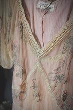 Load image into Gallery viewer, AGE OF LOVE Embroidered Sheer Layered Tea Dress