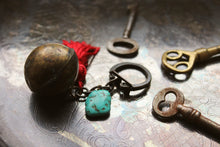 Load image into Gallery viewer, The Gatekeeper | Boheme. Rustic Brass & Tassel Keykeep.