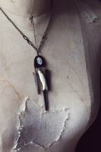 Load image into Gallery viewer, Erebus Holt | No.2. Storyteller Series. Antiqued Brass, Antique Nail & Moonstone Necklace.