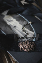 Load image into Gallery viewer, A Dark Tale | A Play of Hopes & Fears. Vintage Ribbon Choker Necklace.