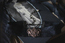Load image into Gallery viewer, A Dark Tale | A Play of Hopes & Fears. Vintage Ribbon Choker Necklace.