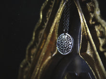 Load image into Gallery viewer, Cathedral. Antiqued Silver & Gunmetal Pendant Necklace.