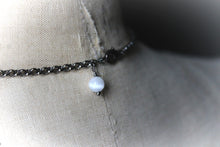 Load image into Gallery viewer, The Crystal Forest | Frosted Plume. Gemstone & Ceramic Necklace.