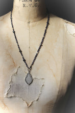 Load image into Gallery viewer, Nine Daughters  |  Crest. Hand-knotted Glass & Gemstone Necklace.