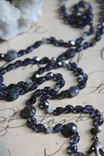 Load image into Gallery viewer, Nine Daughters  |  Crest. Hand-knotted Glass & Gemstone Necklace.