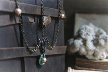 Load image into Gallery viewer, Nine Daughters  |  Kólga. Freshwater Pearl & Crystal Headchain.