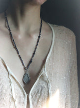 Load image into Gallery viewer, Nine Daughters  |  Crest. Hand-knotted Glass & Gemstone Necklace.