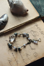 Load image into Gallery viewer, Spirit of the Water. Beaded Gemstone, Wood & Fossilized Coral Bracelet.