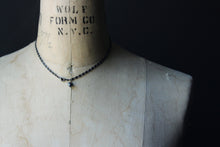 Load image into Gallery viewer, Dream Laced. Single Black Freshwater Pearl Wrap Bracelet & Necklace.