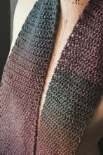 Load image into Gallery viewer, The Sacred Grove. Storyteller Series. SECOND EDITION.  Hand Crocheted Infinity Scarf.