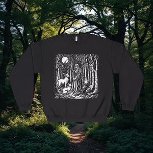 A Girl & Her Forest Friends | Crewneck Sweatshirt